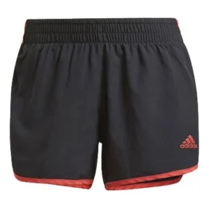 (WMNS) adidas Marathon 20 Shorts Asia Sizing 'Black Red' GK5258