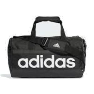 adidas Essentials Linear Duffel Bag 'Black White' HT4744
