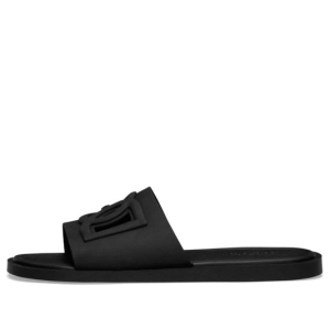 Dolce & Gabbana Tonal Logo Slides 'Black' CS2215AN994-80999