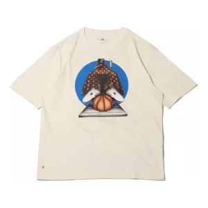 Air Jordan Artist Series by Darien Birks T-Shirt Asia Sizing 'Sail' HF5473-133