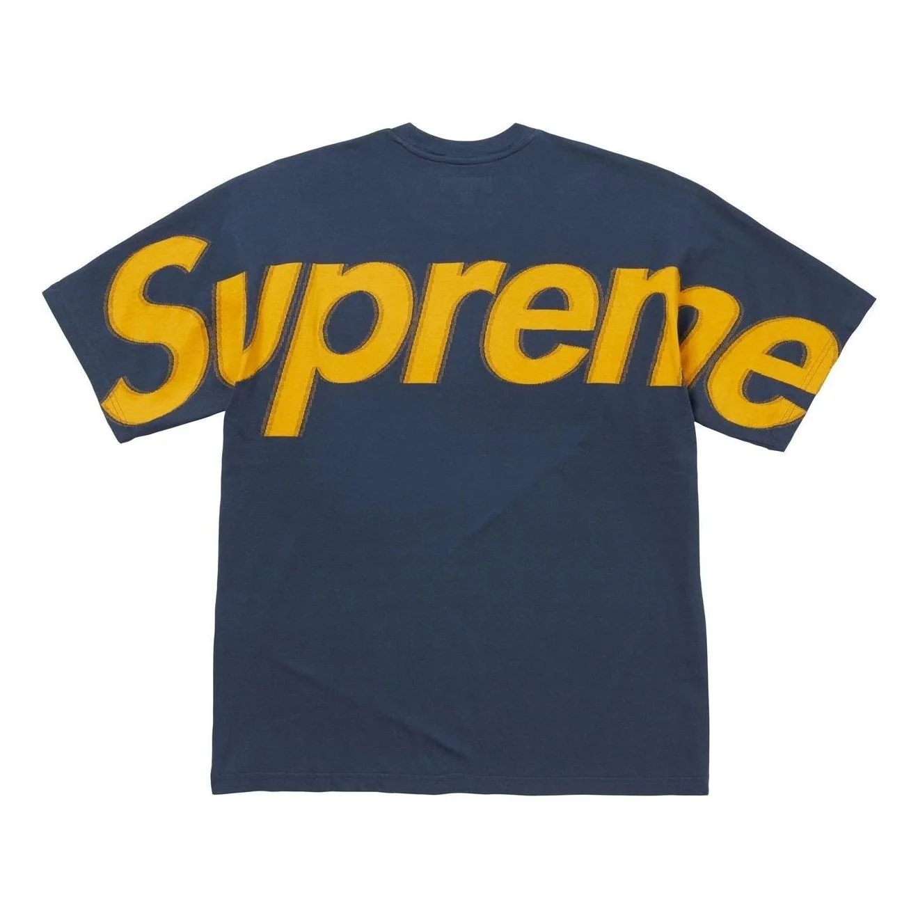 Supreme Intarsia Short-Sleeve T-Shirt 'Navy' SS25KN13-NAVY