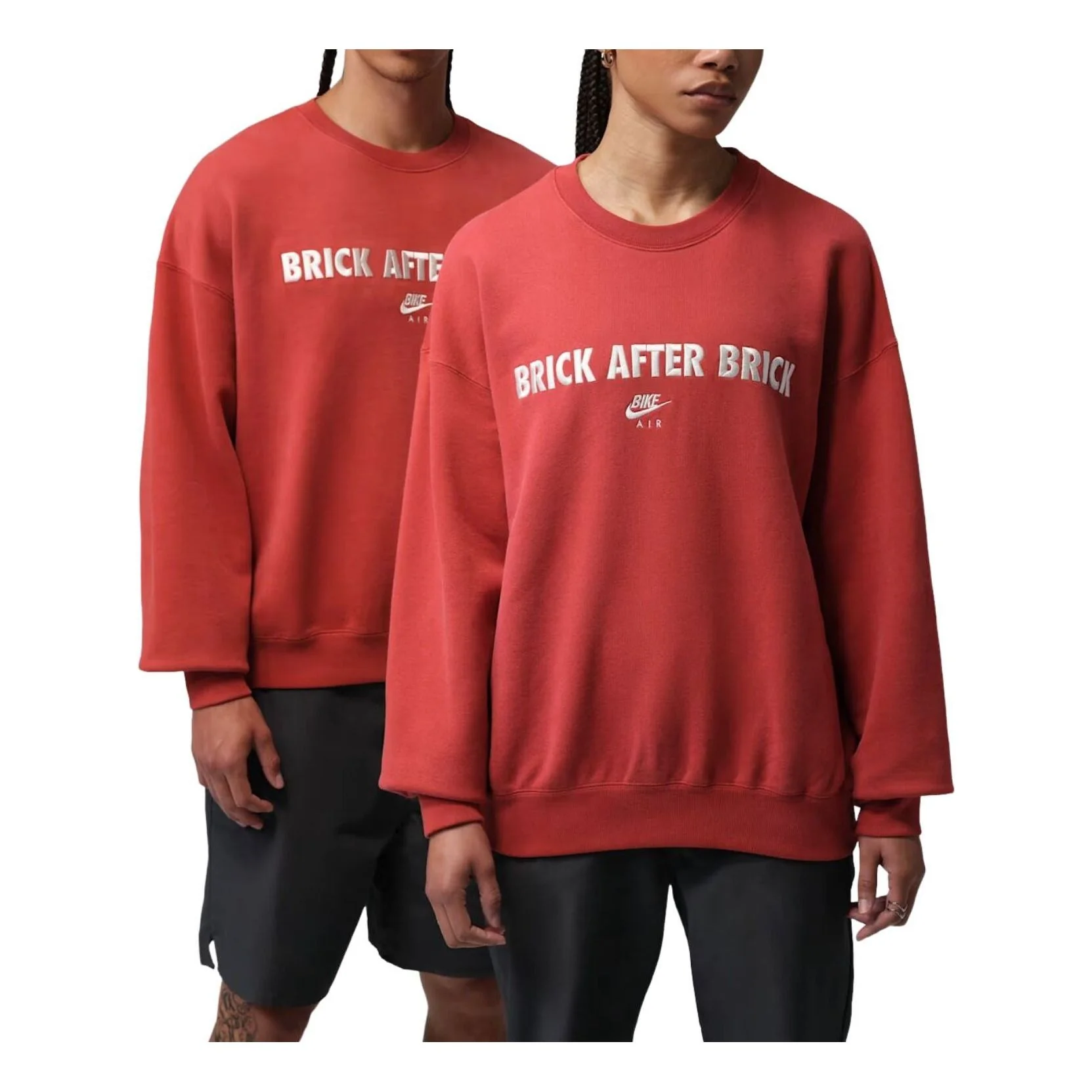 Jordan x Nigel Sylvester Bike Air Fleece Sweatshirt 'Red' IQ8154-671