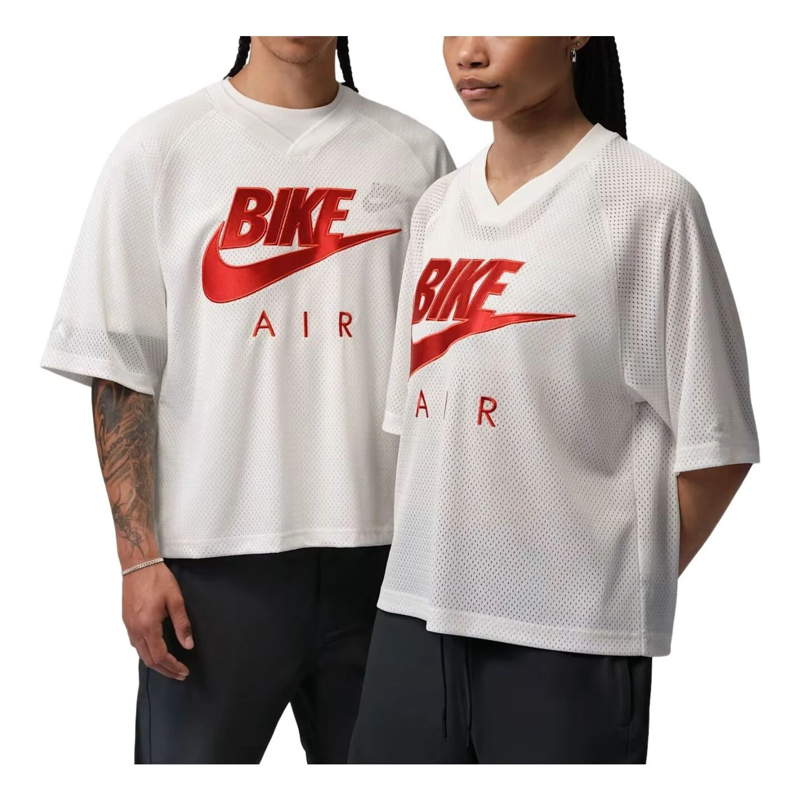 Jordan x Nigel Sylvester Bike Air Jersey 'White Red' IQ8156-133