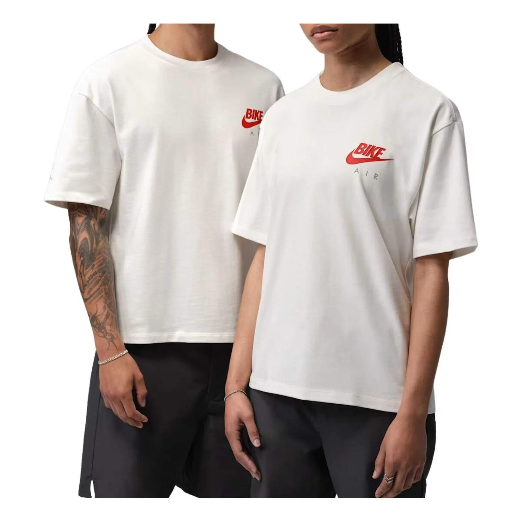 Jordan x Nigel Sylvester Bike Air T-Shirt 'White Red' IQ8148-133