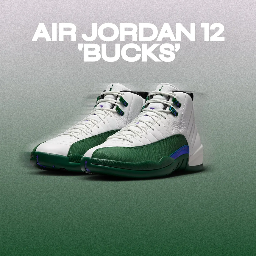 Air Jordan 12 Bucks
