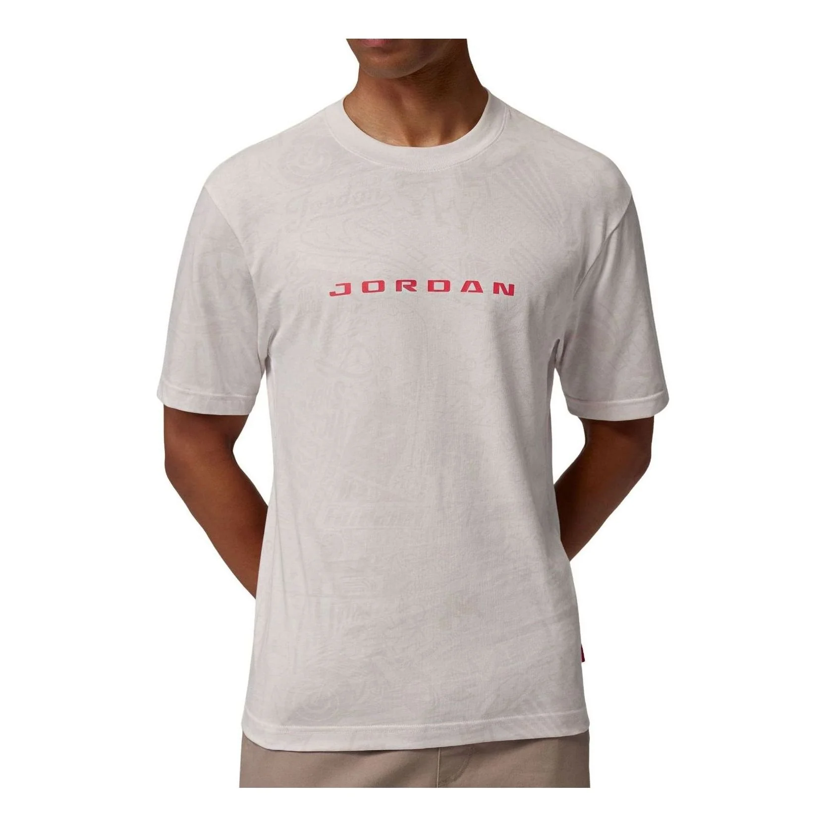 Jordan Brooklyn T-Shirt 'Phantom University Red' IM9994-030