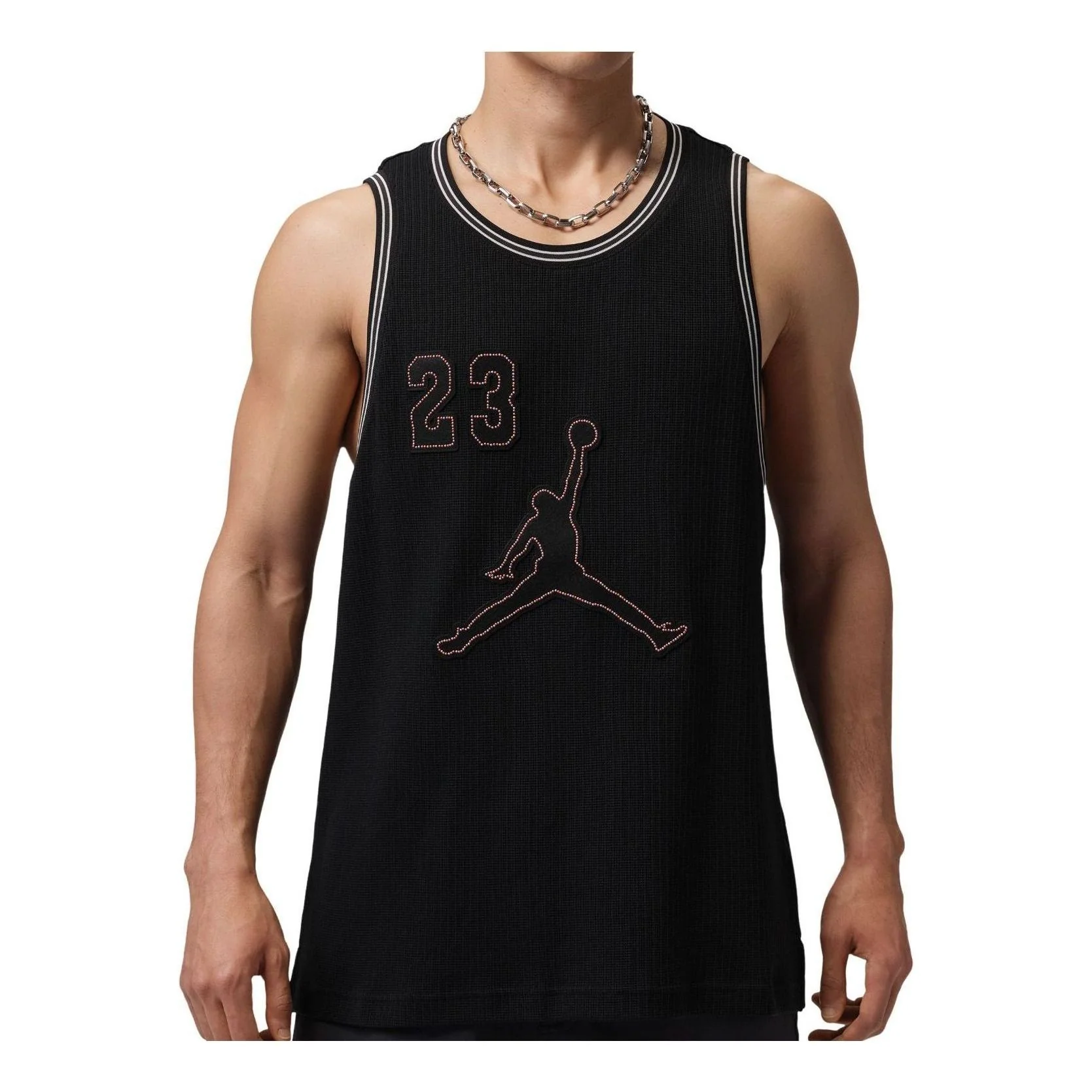 Jordan Brooklyn Festival Knit Jersey 'Black Pale Ivory' IF1953-010