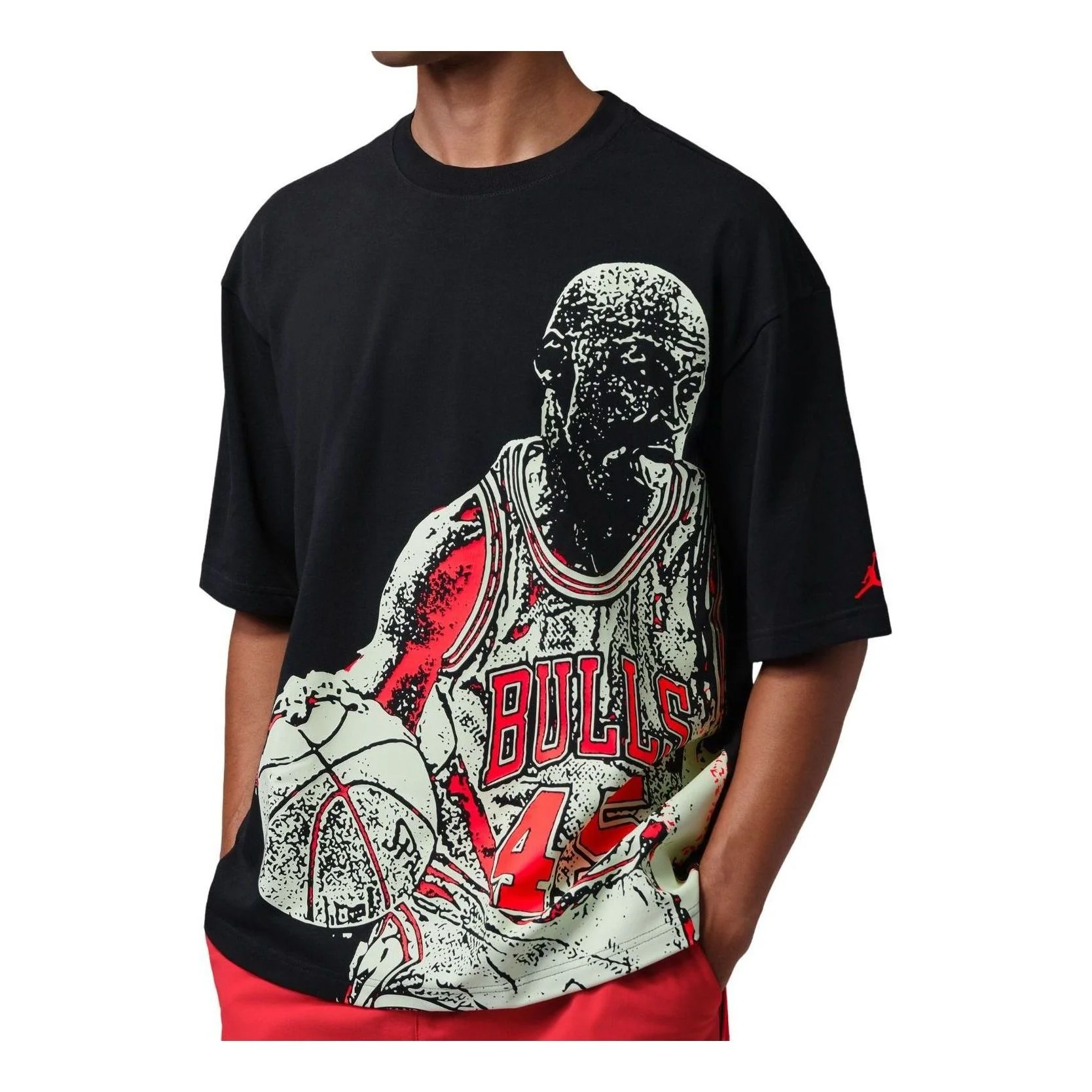 Jordan Sport Dri-FIT Graphic T-Shirt 'Black Volt Tint' IV4900-011