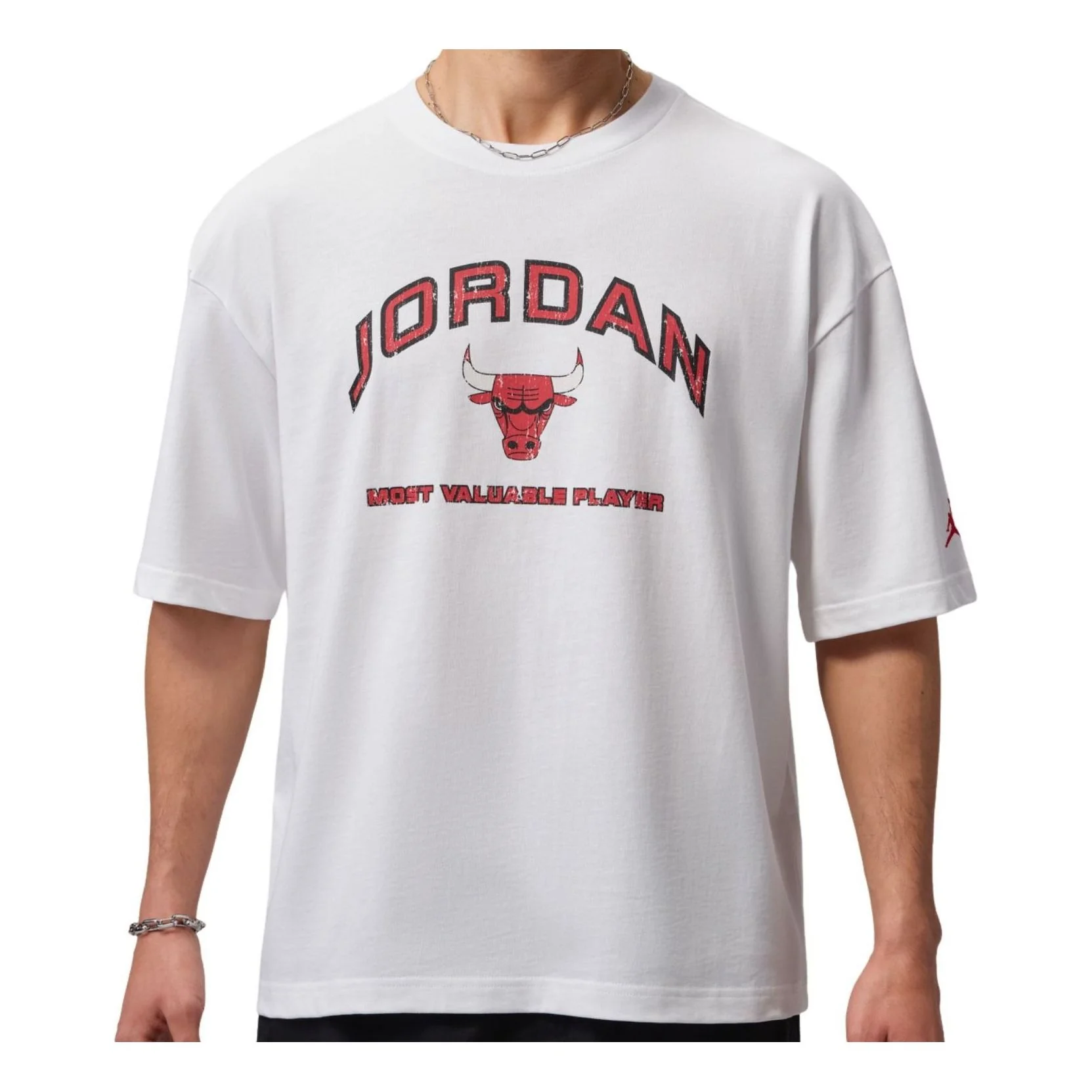 Jordan Flight Essentials Boxy Graphic T-Shirt 'White University Red' IF3122-100