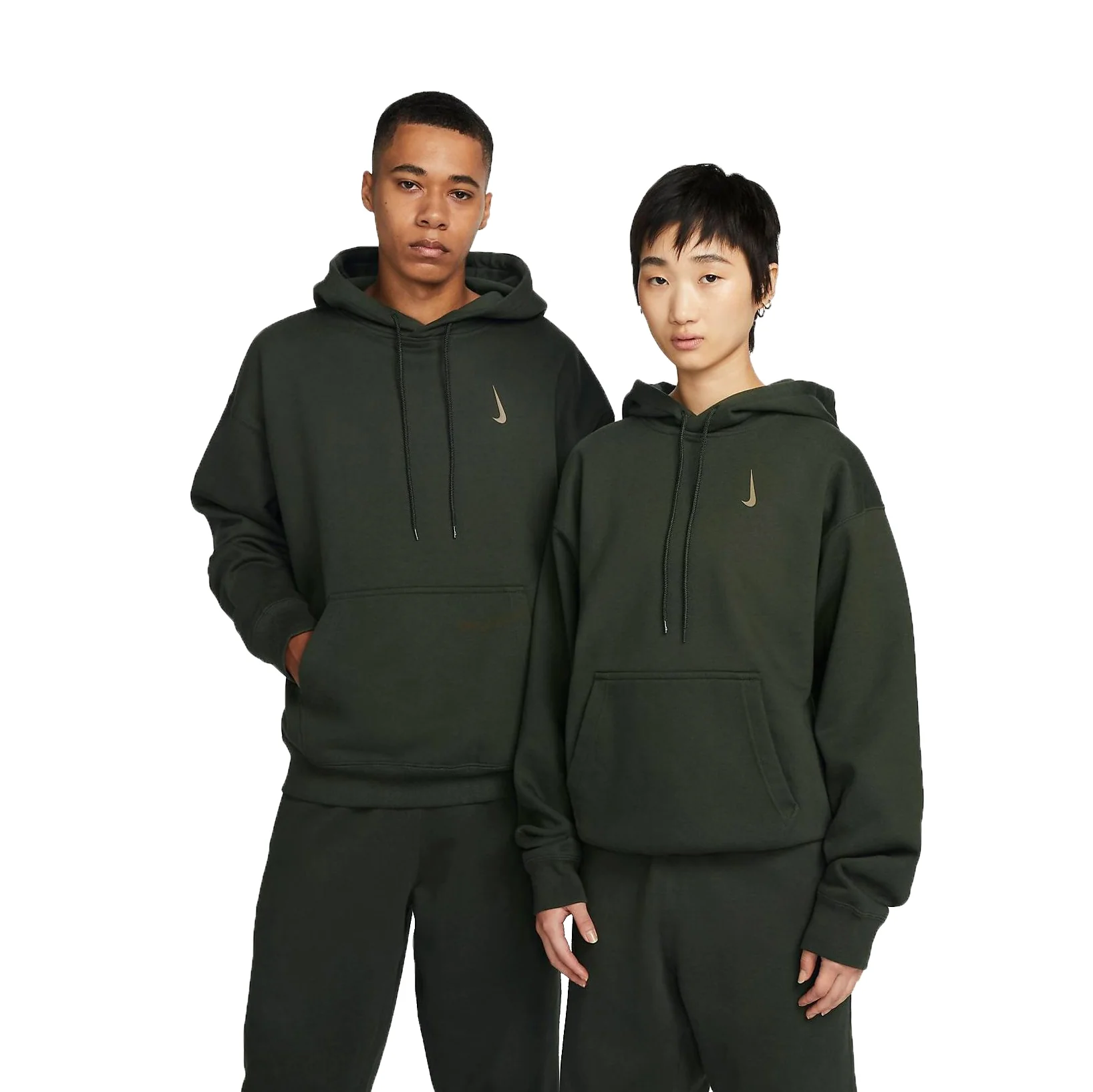 Nike x Billie Eilish Fleece Hoodie 'Sequoia Mushroom' DQ7750-355