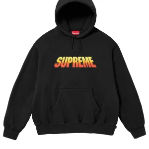Supreme Gradient Hooded Sweatshirt 'Black Yellow' SUP-SS24-081