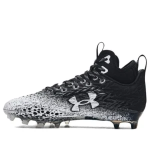 (WMNS) Under Armour Spotlight Clone MC Football Cleats 'Black White' 3026343-001