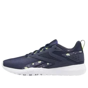 (WMNS) Reebok Flexagon Energy 4 'Vector Navy Acid Yellow' 100046554