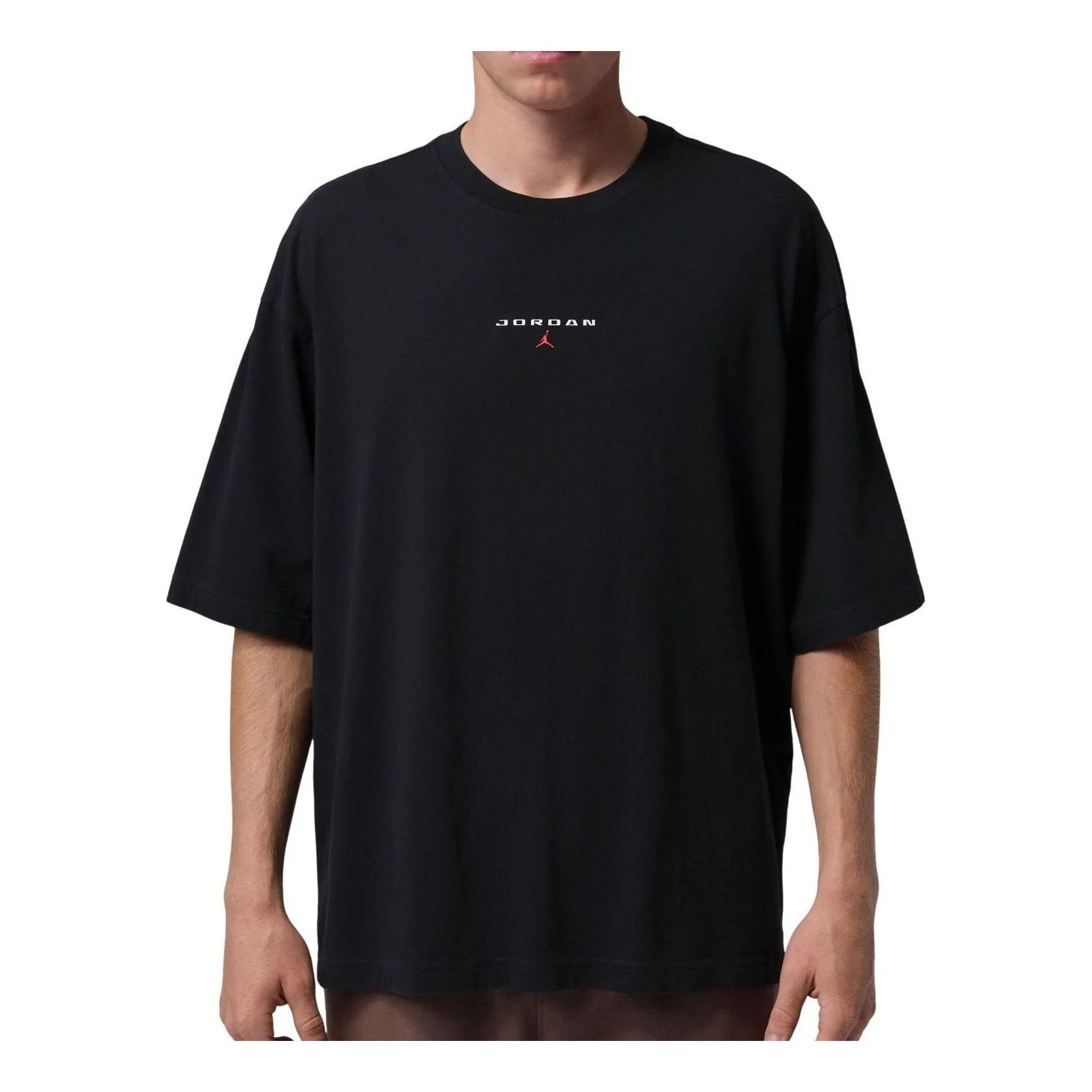 Jordan Flight Essentials Oversized Patch T-Shirt 'Black' IO0034-010