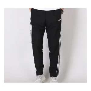 Men's adidas Knit Athleisure Casual Sports Black Long Pants/Trousers FI7164