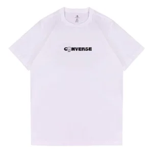 Converse Earth Moon Sun Short Sleeve T-shirt Asia Sizing 'White' 10025277-A02