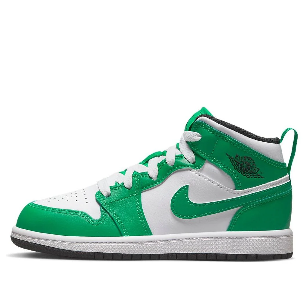 (PS) Air Jordan 1 Mid 'Lucky Green' DQ8424-301