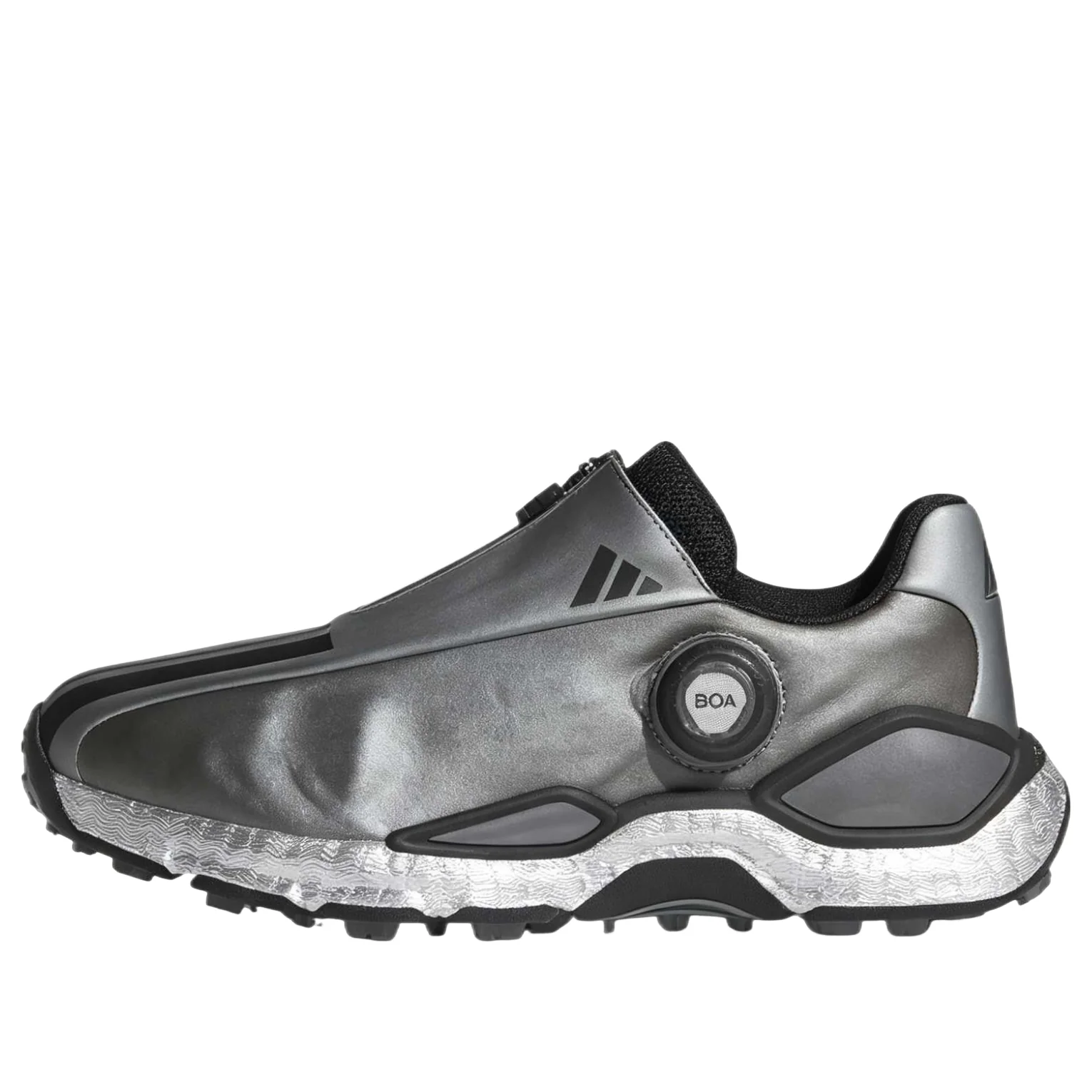 (WMNS) adidas Codechaos 27 Boa Spikeless Golf 'Iron Metallic Black Silver Metallic' LA3991