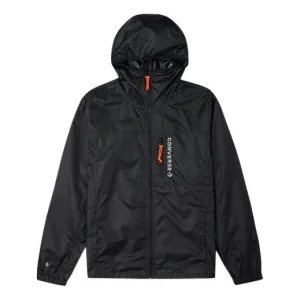 Converse Retro Casual Hooded Jacket Couple Style Black 10023165-A03