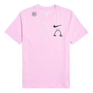 Nike I Can 't Feel My Legs Solgan Sports TEE Men Pink/Red CK9460-663