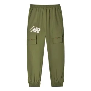 New Balance Streetwear Cargo Pants Asia Sizing 'Olive Green' AMP12350-OV