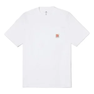 Converse Pocket T-Shirt Asia Sizing 'White' 10022931-A02