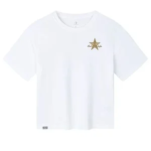 (GS) Converse Chuck Taylor Star Graphic T-Shirt Asia Sizing 'White' CV2422041GS-001