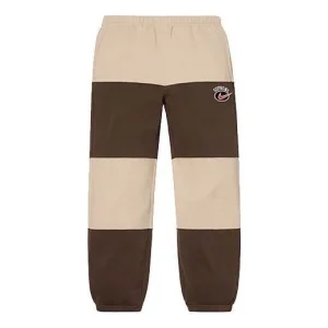 Supreme x Nike Stripe Sweatpants 'Brown Tan' SUP-SS19-10151