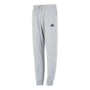 Men's adidas Sl Sj Tc Pt Casual Bundle Feet Solid Color Logo Sports Pants/Trousers/Joggers Autumn Gray GK9258