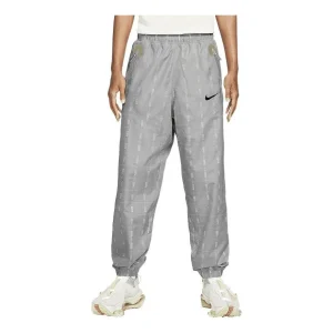 Nike ISPA Series Adjustable Drawstring Design Casual Breathable Sports Long Pants Large Gray CZ3189-033