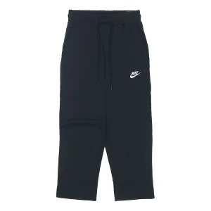 (WMNS) Nike Casual Pants/Trousers Sports Cropped Pants/Trousers Black DA6165-010