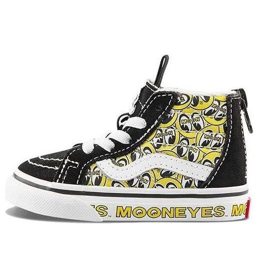 (TD) Vans x Mooneyes SK8-HI Zip 'Black Yellow White' VN0A5FBIY23