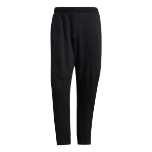 Men's adidas Solid Color Straight Casual Sports Pants/Trousers/Joggers Black HE9894