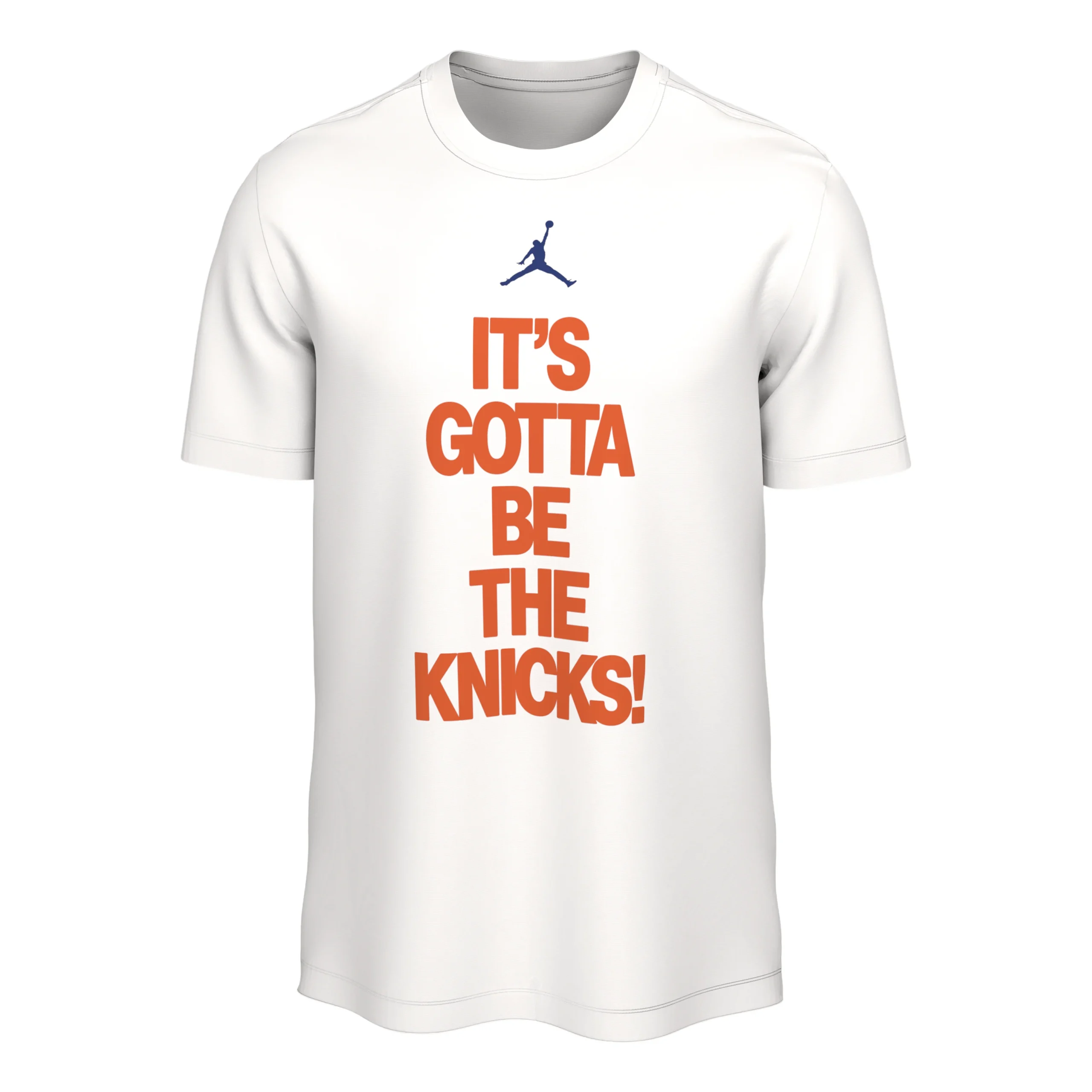 Jordan It's Gotta Be The Knicks 2025-26 NBA Championship T-Shirt 'White' JU0235-100
