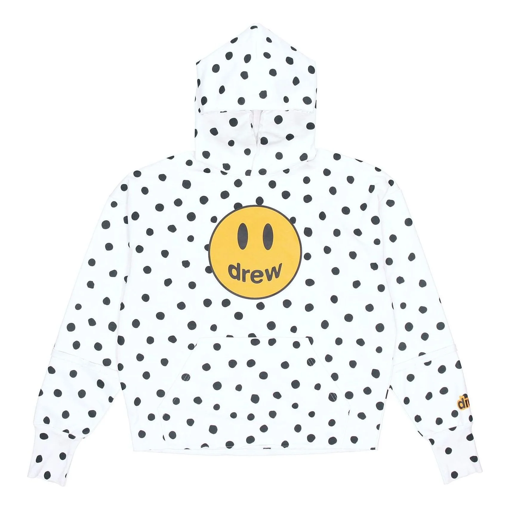 Drew House Mascot Deconstructed Hoodie 'White Black' DR-SS21-2
