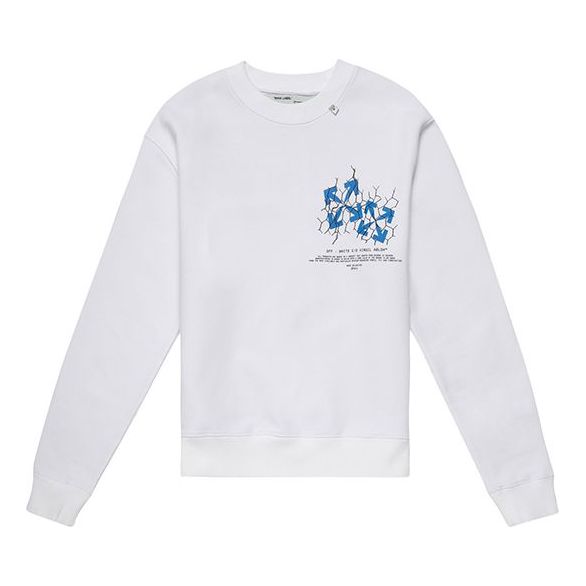 Off-White Fence Arrows T-Shirt Arrow Printing Long Sleeves OMBA025S20E300020130