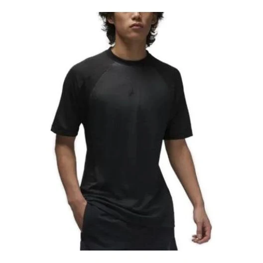 Air Jordan Dri Fit Sport Short Sleeve Top Asia Sizing 'Black' DZ0576-010
