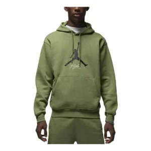 Air Jordan Fleece Hoodie 'Sky J Light Olive' FD7545-340