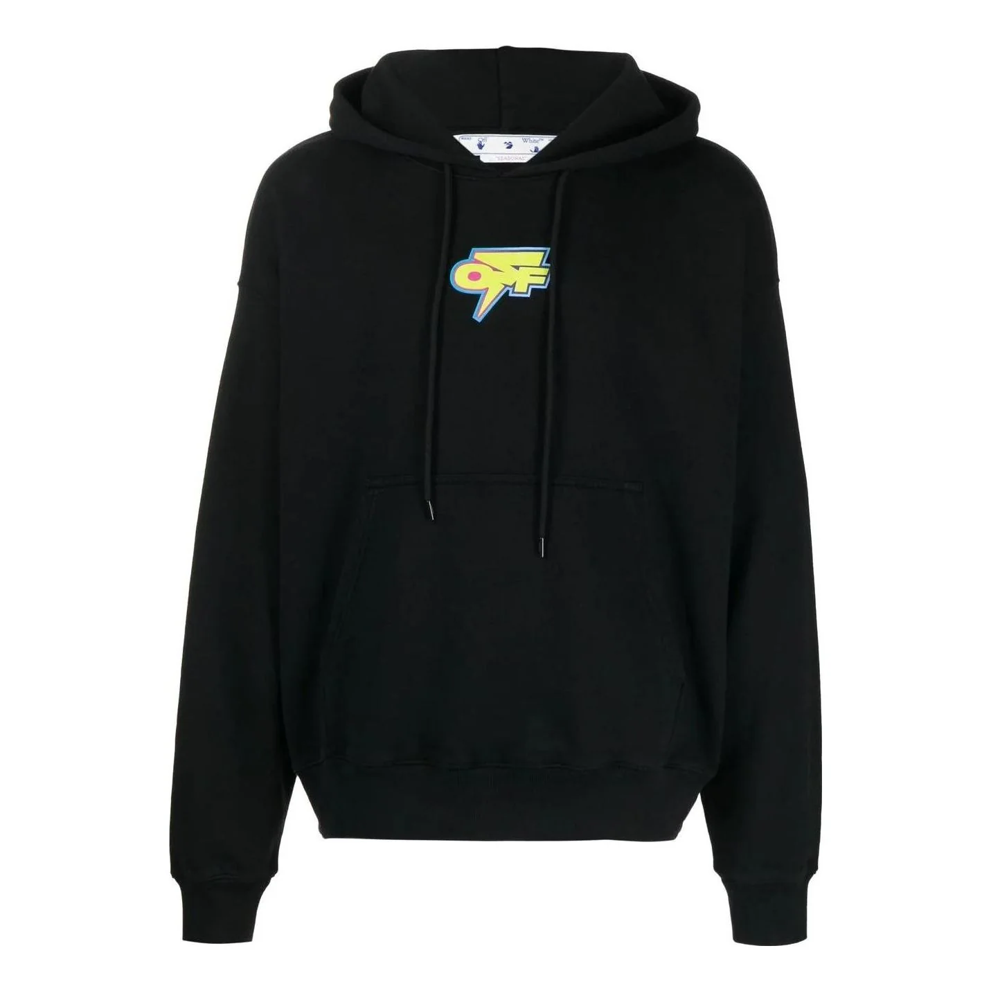 Off-White Thunder Print Skate Hoodie OMBB085F22FLE0044107