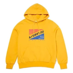 Vans Logo Printing Pullover Couple Style Yellow VN0A4BQW50X