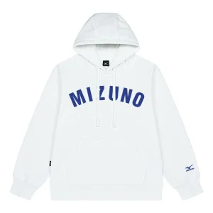 Mizuno Logo Casual Hoodie 'White' A2CA2A36