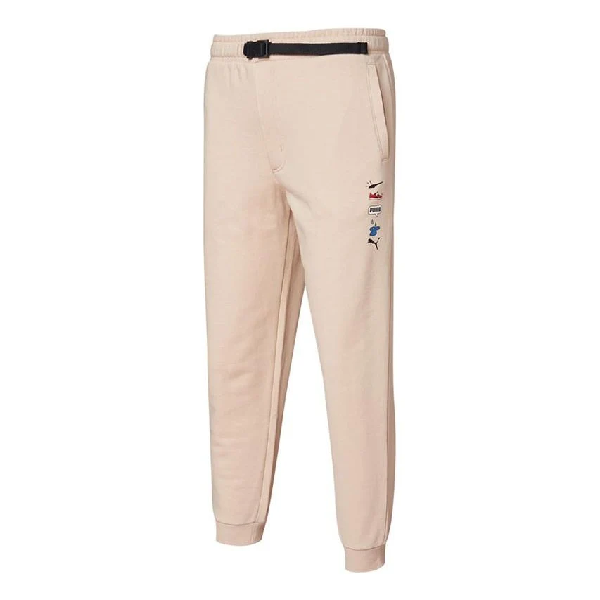 PUMA Akareness Pants 'Beige Black' 532039-68