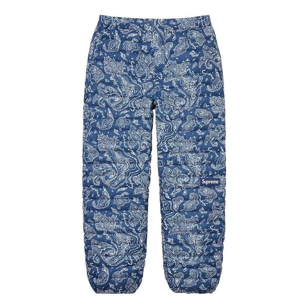 Supreme Micro Down Pants 'Blue White' SUP-FW22-452