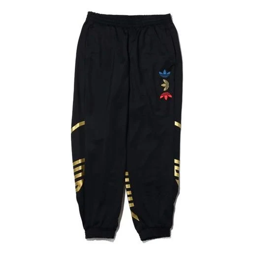 adidas originals Metallic Track Pants 'Black/Platinum Metallic' FS7325