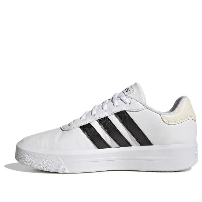 (WMNS) adidas Court Platform Shoes 'White Black' HQ4532