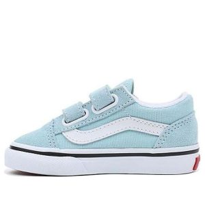 (TD) Vans Old Skool Hook And Loop Shoes 'Blue White' VN0A4VJJH7O