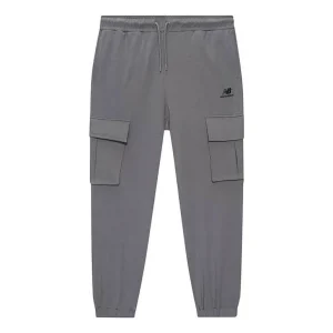 New Balance Logo Print Cargo Pants Asia Sizing 'Grey' MLA6N053-GR