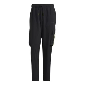 adidas neo Sw Lw 3s Tp Leisure Pocket Sports Stripe Trousers Men's Black H55286
