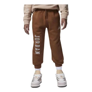 (GS) Air Jordan MJ Essentials Member Sweatpants 'Brown White' FV5648-281
