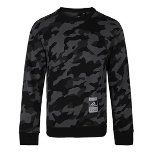 adidas U2 Gfx Cs Lng Sweatshirt 'Black Grey' FJ0168